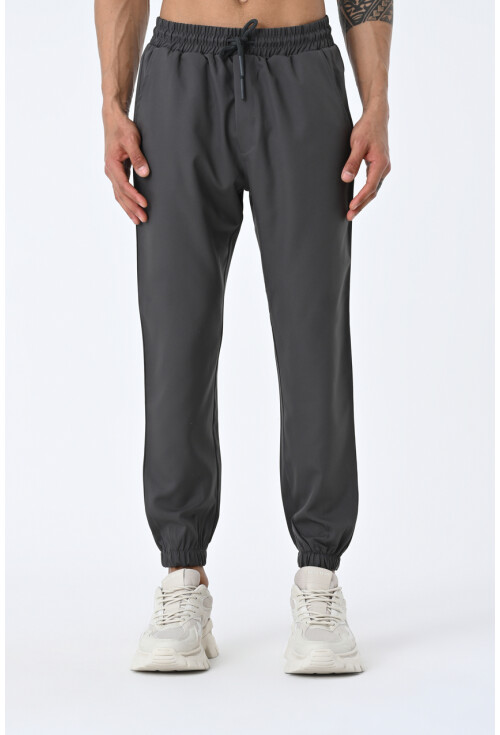 Lastik Paça Şardonlu Jogger Pantolon
