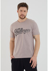 Unisex Slim Fit Baskılı Bisiklet Yaka T-Shirt
