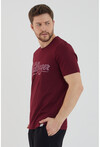Unisex Slim Fit Baskılı Bisiklet Yaka T-Shirt