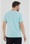 Unisex Slim Fit Baskılı Bisiklet Yaka T-Shirt
