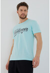 Unisex Slim Fit Baskılı Bisiklet Yaka T-Shirt