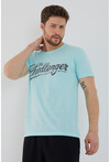 Unisex Slim Fit Baskılı Bisiklet Yaka T-Shirt