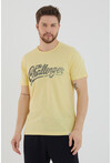 Unisex Slim Fit Baskılı Bisiklet Yaka T-Shirt