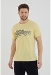 Unisex Slim Fit Baskılı Bisiklet Yaka T-Shirt