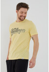 Unisex Slim Fit Baskılı Bisiklet Yaka T-Shirt