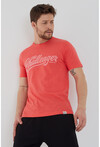 Unisex Slim Fit Baskılı Bisiklet Yaka T-Shirt