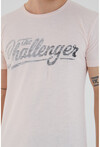 Unisex Slim Fit Baskılı Bisiklet Yaka T-Shirt