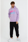 Unisex Kapüşonlu Kanguru Cepli Baskılı Sweatshirt P4070