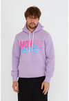 Unisex Kapüşonlu Kanguru Cepli Baskılı Sweatshirt P4070