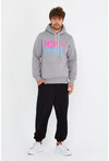 Unisex Kapüşonlu Kanguru Cepli Baskılı Sweatshirt P4070