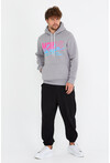 Unisex Kapüşonlu Kanguru Cepli Baskılı Sweatshirt P4070