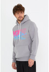 Unisex Kapüşonlu Kanguru Cepli Baskılı Sweatshirt P4070
