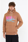 Unisex Kapüşonlu Kanguru Cepli Baskılı Sweatshirt P4070