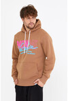 Unisex Kapüşonlu Kanguru Cepli Baskılı Sweatshirt P4070
