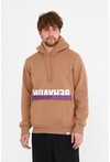 Unisex Kapüşonlu Kanguru Cepli Baskılı Sweatshirt P4074