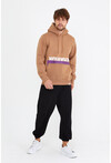 Unisex Kapüşonlu Kanguru Cepli Baskılı Sweatshirt P4074