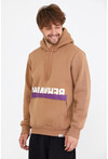 Unisex Kapüşonlu Kanguru Cepli Baskılı Sweatshirt P4074