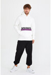 Unisex Kapüşonlu Kanguru Cepli Baskılı Sweatshirt P4074