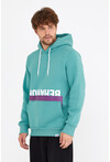 Unisex Kapüşonlu Kanguru Cepli Baskılı Sweatshirt P4074