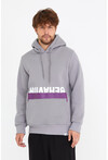 Unisex Kapüşonlu Kanguru Cepli Baskılı Sweatshirt P4074