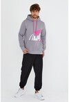Unisex Kapüşonlu Kanguru Cepli Baskılı Sweatshirt P4082