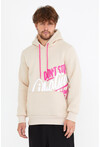 Unisex Kapüşonlu Kanguru Cepli Baskılı Sweatshirt P4082