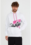 Unisex Kapüşonlu Kanguru Cepli Baskılı Sweatshirt P4082