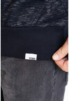 Lacivert Unisex Kapüşonlu Kanguru Cepli Üç Iplik Sweatshirt P4098