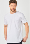 Basic Erkek Bisiklet Yaka Long Fit Eteği Biyeli T-Shirt