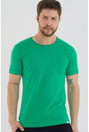 Basic Erkek Bisiklet Yaka Slim Fit Kısa Kollu T-Shirt