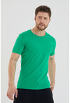 Basic Erkek Bisiklet Yaka Slim Fit Kısa Kollu T-Shirt