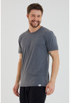 Basic Erkek Bisiklet Yaka Slim Fit Kısa Kollu T-Shirt