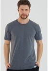 Basic Erkek Bisiklet Yaka Slim Fit Kısa Kollu T-Shirt