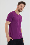 Basic Erkek Bisiklet Yaka Slim Fit Kısa Kollu T-Shirt