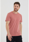 Basic Erkek Bisiklet Yaka Slim Fit Kısa Kollu T-Shirt