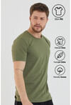 Basic Erkek Bisiklet Yaka Slim Fit Kısa Kollu T-Shirt