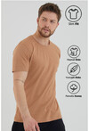 Basic Erkek Bisiklet Yaka Slim Fit Kısa Kollu T-Shirt
