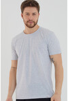 Basic Erkek Bisiklet Yaka Slim Fit Kısa Kollu T-Shirt