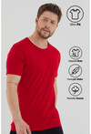 Basic Erkek Bisiklet Yaka Slim Fit Kısa Kollu T-Shirt