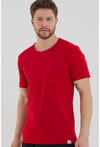 Basic Erkek Bisiklet Yaka Slim Fit Kısa Kollu T-Shirt