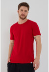 Basic Erkek Bisiklet Yaka Slim Fit Kısa Kollu T-Shirt