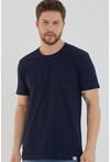 Basic Erkek Bisiklet Yaka Slim Fit Kısa Kollu T-Shirt