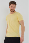 Basic Erkek Bisiklet Yaka Slim Fit Kısa Kollu T-Shirt