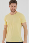 Basic Erkek Bisiklet Yaka Slim Fit Kısa Kollu T-Shirt