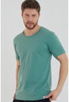 Basic Erkek Bisiklet Yaka Slim Fit Kısa Kollu T-Shirt
