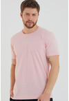 Basic Erkek Bisiklet Yaka Slim Fit Kısa Kollu T-Shirt