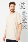 Basic Erkek Bisiklet Yaka Regular Kalıp Kısa Kollu T-Shirt