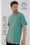 Basic Erkek Bisiklet Yaka Regular Kalıp Kısa Kollu T-Shirt