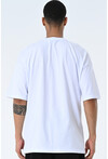 Basic Erkek Bisiklet Yaka Oversize Kalıp Kısa Kollu T-Shirt