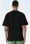 Basic Erkek Bisiklet Yaka Oversize Kalıp Kısa Kollu T-Shirt